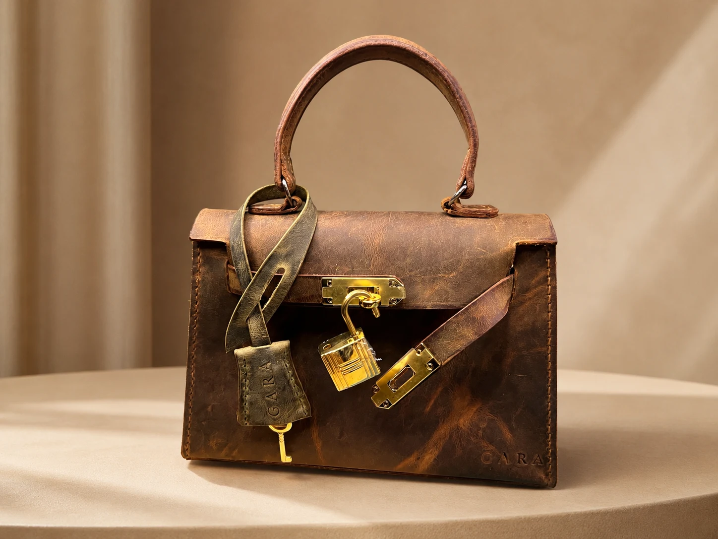 Bolsa Candado Dorado · vista 3